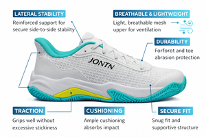 <span class=keywords><strong>Scarpe</strong></span> <span class=keywords><strong>da</strong></span> Pickleball e <span class=keywords><strong>Tennis</strong></span> Leggere con Ammortizzazione e Supporto <span class=keywords><strong>per</strong></span> il Tallone, Produzione all'Ingrosso <span class=keywords><strong>per</strong></span> Club e Programmi di Allenamento - Product Image 2