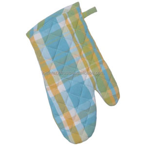 High Quality Best Selling Products Custom Resistance High Temperature Printing BBQ Cotton <b>Oven</b> <b>Mitts</b> - Product Image 3