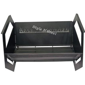 Brasero Moderno de Hierro con Pintura Resistente al Calor, Diseño Independiente, Calentador Exterior para Leña/Carbón - Product Image 2