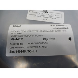 AMAT MXP POLY ETCH CHAMBER, MA-14811 CLAMP RING - อุปกรณ์และอะไหล่เซมิคอนดักเตอร์ระดับโลกที่เชื่อถือได้ - Product Image 3