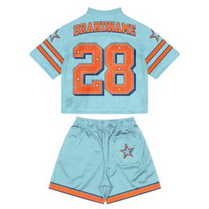 Custom Printed Polyester <b>Mesh</b> Tracksuit Quick Dry Breathable Sportswear <b>Set</b> with custom design and colors - Product Image 3