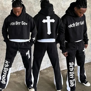 Custom Logo Cotton Gym Tracksuit for Men High Quality Winter Warm Training Wear Breathable Lightweight Quick Dry Latest Design - Product Image 2