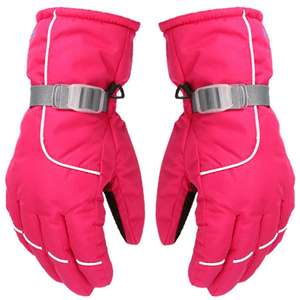 Guantes de Esquí Personalizados OEM Hechos con Cuero y Poliéster de Alta Calidad, Oferta en Guantes de Snowboard Personalizables OEM - Product Image 4