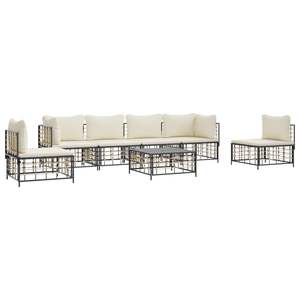 Set Lounge da Giardino Antracite Beige - Product Image 3