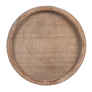 Round Wooden Beaded Kitchen Tray Bohemian Decorative Serving Perfect for kitchen dining table coffee or gifting - Product Image 4