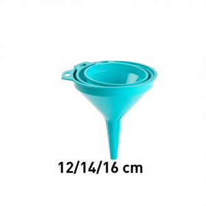 Ensemble de 3 entonnoirs EMBUDO 12/14/16CM pour l'organisation des outils de cuisine - Product Image 1
