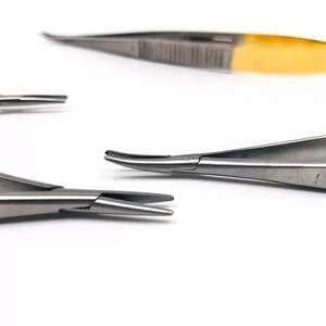 Juego de 5 Pinzas Porta Agujas Dentales, Pinzas Quirúrgicas de Ortodoncia, Instrumentos Dentales - Product Image 3