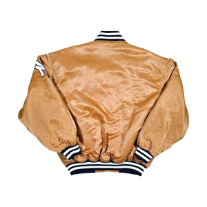 Chaqueta Bomber de Satén Personalizada con Logotipo para Hombre, Estilo Universitario de Béisbol, Ropa Deportiva Informal de Invierno, Chaqueta Letterman Premium - Product Image 2
