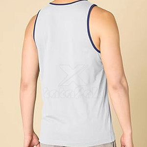 Débardeur pour homme en coton 100% respirant et à séchage rapide, avec coutures durables, tissu extensible confortable, conçu pour le fitness - Product Image 3