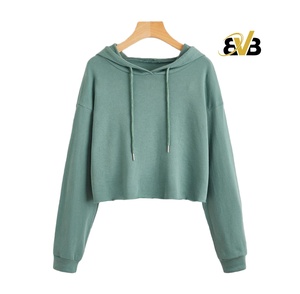 Nouvelle Arrivée Hiver Sweat-shirts à Capuche Femme Coupe Haute Personnalisés en Molleton Bouclette Épais Imprimé Sérigraphié 100% Coton Pas Cher - Product Image 1