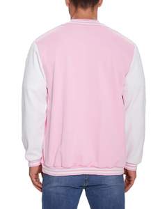 Blouson universitaire personnalisable pour homme/unisexe, col montant, logo frontal, coupe-vent, écologique, haute qualité, vente en gros - Product Image 2
