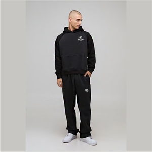 Chándal de algodón negro para hombre - Product Image 1