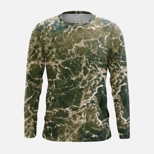 Camisa de Pesca de Manga Larga con Estampado Verde para Hombre, Protección Solar UPF 50, Secado Rápido, Poliéster, Talla Adulto, Totalmente Personalizable - Product Image 3