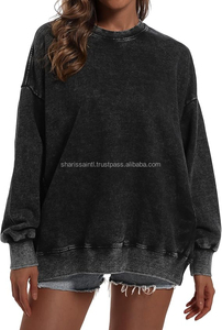 Sudadera con Capucha Unisex de Felpa con Lavado Ácido, Estilo Vintage Desteñido, Corte Regular, Algodón, Estilo Urbano, Moderno Retro, Atractivo y Cómodo - Product Image 3