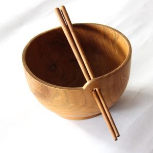 Tazón de Madera Natural con Acabado Liso y Construcción Duradera, Tazón Rústico Hecho a Mano para Servir Ensaladas, Frutas, Bocadillos y Más - Product Image 4