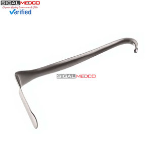 Rétracteur vaginal de qualité supérieure, lame de 7 pouces, 1,5 pouce x 3 pouces, instrument chirurgical obstétrique et gynécologique, acier inoxydable allemand, gynécologie - Product Image 6
