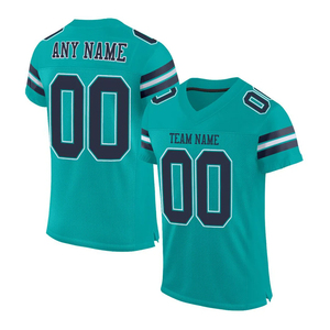 Maillot de football américain personnalisé par sublimation, uniforme sportif respirant pour l'entraînement - Product Image 1