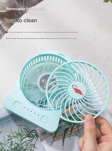 พัดลมมือถือพลาสติกไร้ใบพัด Gongtian F95D Storm ใช้มอเตอร์แบบไร้แปรงถ่าน ใช้พลังงานจากแบตเตอรี่ สำหรับใช้งานกลางแจ้ง - Product Image 3