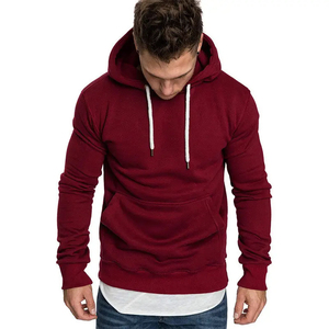 Sudadera con Capucha Rosa Unisex de Forro Polar 100% Algodón, Bordada, Lisa, Teñida, Casual, de Invierno, Ajuste Oversize, con Bolsillo, Tejida - Product Image 5