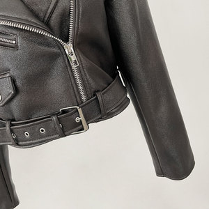 Nouvelle veste de moto pour homme en cuir de mouton tanné végétal PU rouge à capuche imperméable - Product Image 5