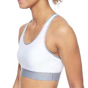 Compression Seamless Sports Bra Women Bright Pink High Impact Gym Bra Moisture Wicking <b>Padded</b> Activewear Top - Product Image 5