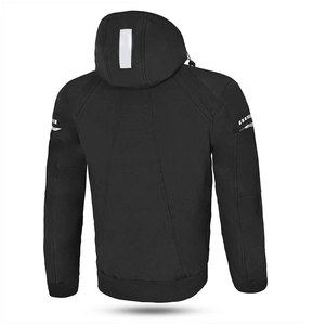 New Adults Motocross <b>Back</b> <b>Protector</b> Motorbike Jacket, Breathable Cordura Motorcycle Jacket with Stand Collar, Double Pockets - Product Image 2