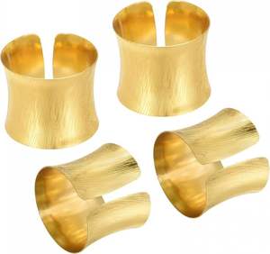 Anillo de Servilleta Metálico para Eventos Corporativos, Proporciona un Estilo Profesional a la Mesa y una Presentación Elegante - Product Image 6
