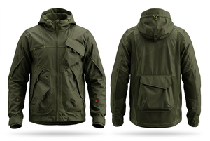 100% Polyester Textile Waterproof Outdoor Motorbike Safety Jacket with Multiple Pockets and Adjustable Hood Riding Gear Jackets - Product Image 2