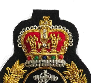 Wholesale High Quality Best Design Custom Hand Made Embroidery Bullion <b>Wire</b> Badges High Quality Eco-Friendly Nickel-Free Luxury - Product Image 5