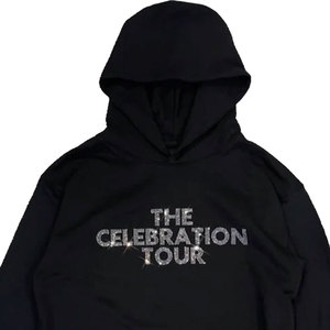 Trendy Rhinestone Hoodie Diamond <b>Studded</b> Logo Sweatshirt Unisex Street-wear Fashion Manufacturer Wholesale Bulk Order - Product Image 5