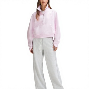 Hot Selling <b>Sweatshirts</b> Long Sleeve <b>Women</b> <b>Half</b> <b>Zip</b> <b>Sweatshirts</b> Comfortable Pullover Long Sleeve <b>Sweatshirts</b> For <b>Women</b> - Product Image 3