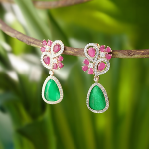 American Fashion Chandelier Earrings with Alloy & Gold Plating for Women's Party Wear - Product Image 2
