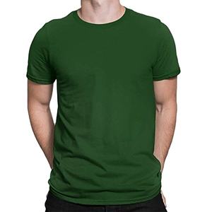 Camiseta de algodón 100% para hombre, jersey premium, informal, lisa, al por mayor, OEM, logotipo personalizado, moderna, elegante, recién llegada - Product Image 1
