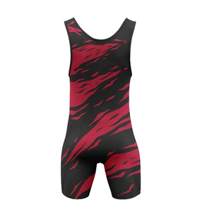 High Quality Polyester/Cotton Breathable Knitted Casual Customizable Professional <b>Weightlifting</b> Uniforms Men Wrestling <b>Singlets</b> - Product Image 3