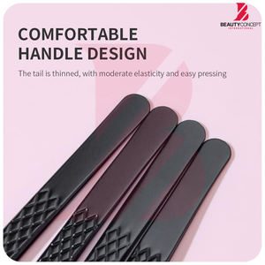 Kit de pinces à cils noir et or, 5 pièces, outils d'extension de cils de haute précision antistatiques avec étui en cuir portable - Product Image 6