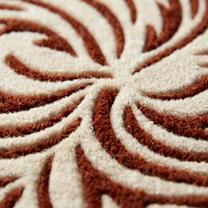 Handmade Embroidered Round Placemat Beaded Table Mat Floral <b>Cushion</b> <b>Pad</b> for Home Dining Events - Product Image 2