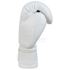 Adjustable Leather Boxing <b>Gloves</b> for <b>MMA</b> Training <b>Customized</b> Logo & Color Moisture Wicking Hook & Loop Closure - Product Image 2