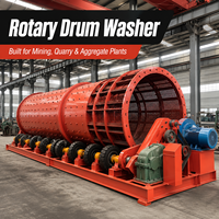 Machine de lavage rotative à tambour pour l'extraction de l'argile, de la boue et de la poussière des roches, des minerais et du gravier