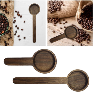 Cuillère doseuse en bois de haute qualité pour grains de café et thé, cuillère à café, cuillère en bois avec trou de suspension - Product Image 1