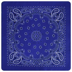Foulard carré ethnique en tissu 100 % coton de 55 cm, imprimé par sublimation, biaisé sur les côtés, bandana – Meilleures ventes à prix abordable - Product Image 1