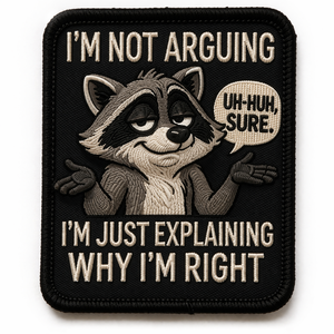 Parche de Morale Bordado Personalizado con Diseño Divertido de Perezoso, Parche Táctico con Gancho y Bucle para Mochila, Chaqueta, Sombrero, Chaleco, Uniforme, OEM, ODM - Product Image 1