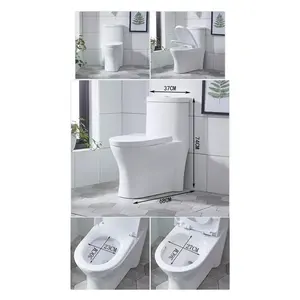 Luxus weiße Sanitär artikel einteilig und andere zweiteilige Toiletten sitz Hersteller