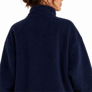 Veste en polaire Sherpa pour femme, ultra douce, confortable et chaude, matière légère et respirante. - Product Image 4