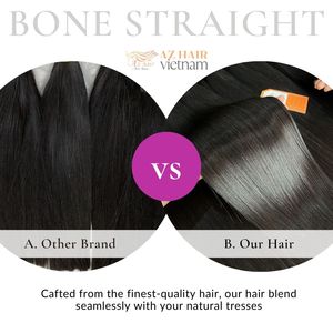Bundles de cheveux humains droits d'os Super soyeux de haute qualité doux brut 30 pouces longueur extensible couleur noire naturelle prix de gros - Product Image 5