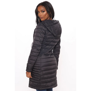 Customized Luxury Women's Puffer Jacket Long <b>Waterproof</b> Down Outdoor Padded Clothing <b>Winter</b> Fashion Puffer <b>Coat</b> for Ladies - Product Image 3