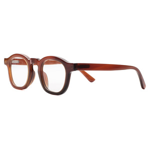 Marcos ópticos de cuerno de búfalo naturales hechos a mano, gafas ecológicas a rayas para jóvenes de Tradebyd - Product Image 1