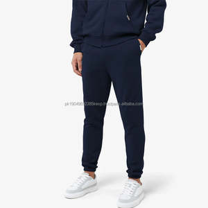 Ensemble de survêtement deux pièces de haute qualité, couleur unie, avec sweat à capuche zippé et pantalon de jogging, survêtement d'entraînement personnalisé pour hommes - Product Image 6
