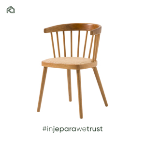 Chaises de salle à manger modernes en teck massif durables avec coussins - Cadre résistant aux intempéries, coussins amovibles, nettoyage facile - Product Image 2