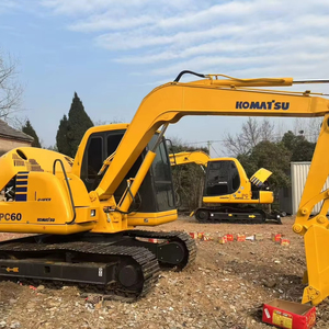 Mini-excavatrice hydraulique sur chenilles Komatsu PC60 d'occasion 6 tonnes du Japon à prix compétitif - Product Image 1