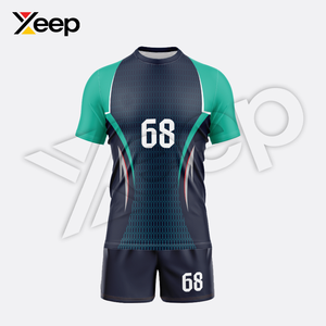 ชุดวอลเลย์บอล XEEP รุ่น XC-VU-10 ผ้าโพลีเอสเตอร์ ระบายอากาศได้ดี สำหรับทุกเพศ ขายดีที่สุด บริการ OEM ขายส่ง ปรับแต่งได้ พร้อมลายพิมพ์แบบรีดร้อน - Product Image 2